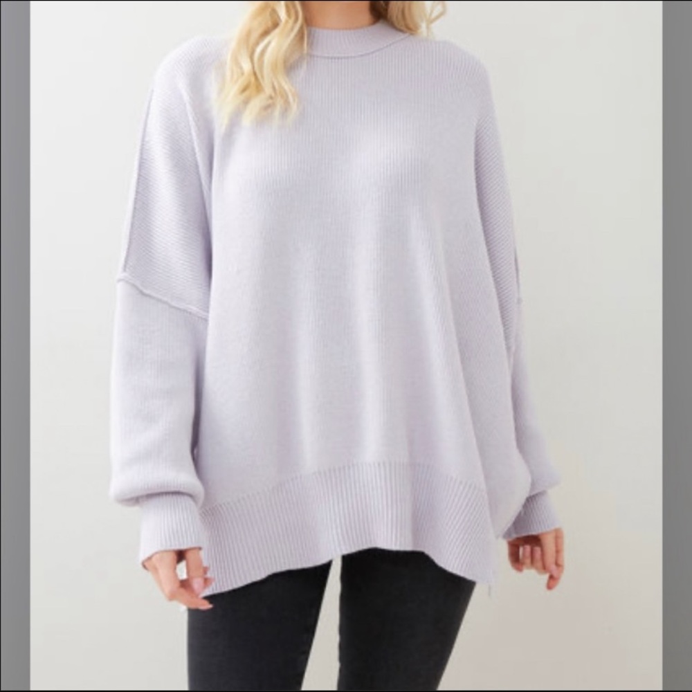 Free People Easy Street Tunic in Lilac
